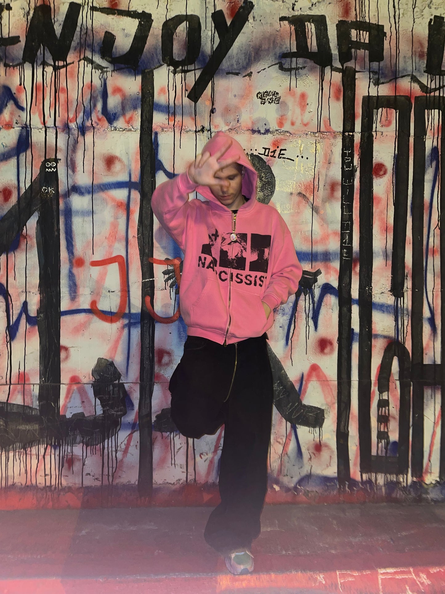 NARCISSIST HOODIE- PINK