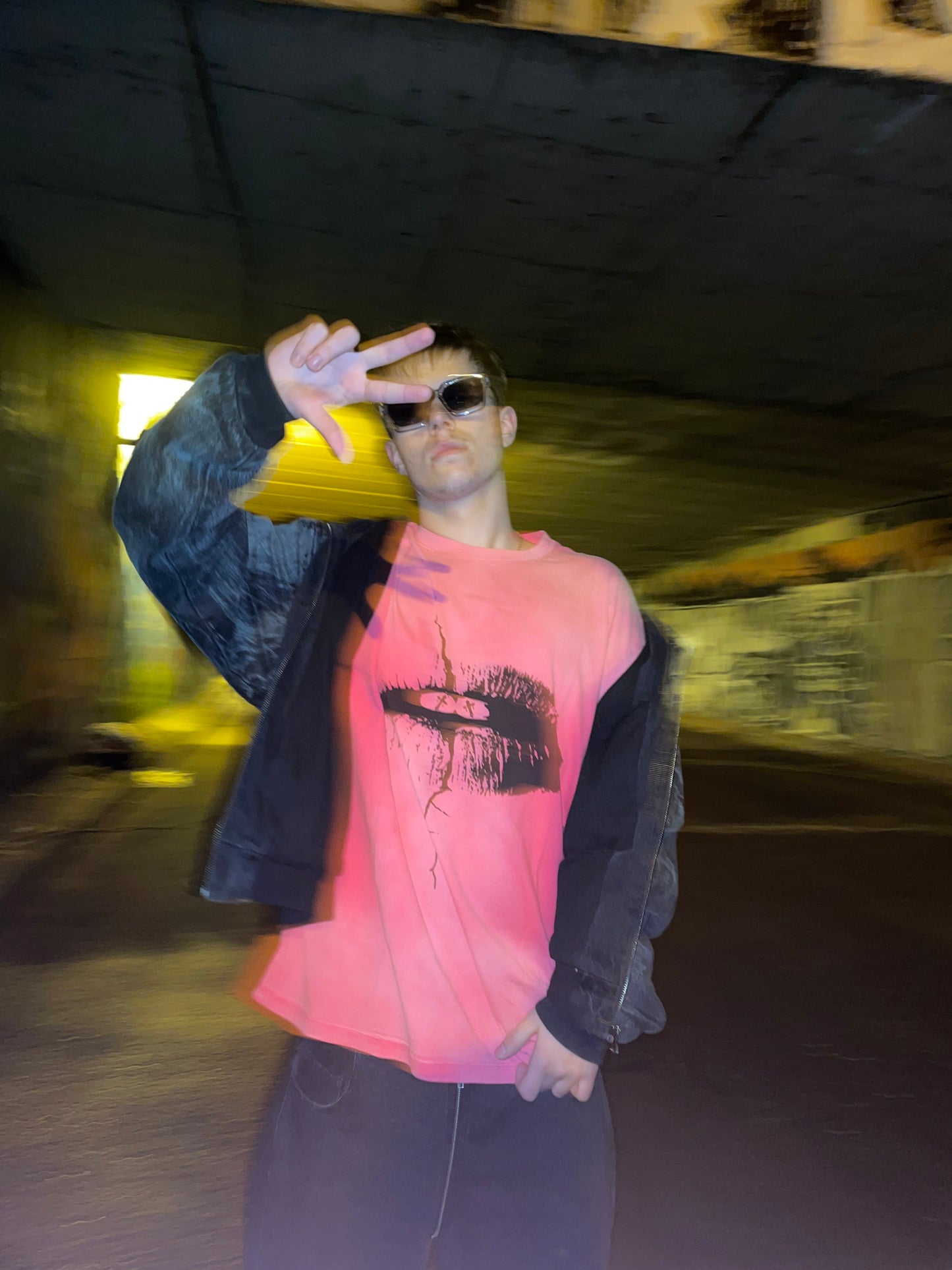 LIP WASHED PINK TEE