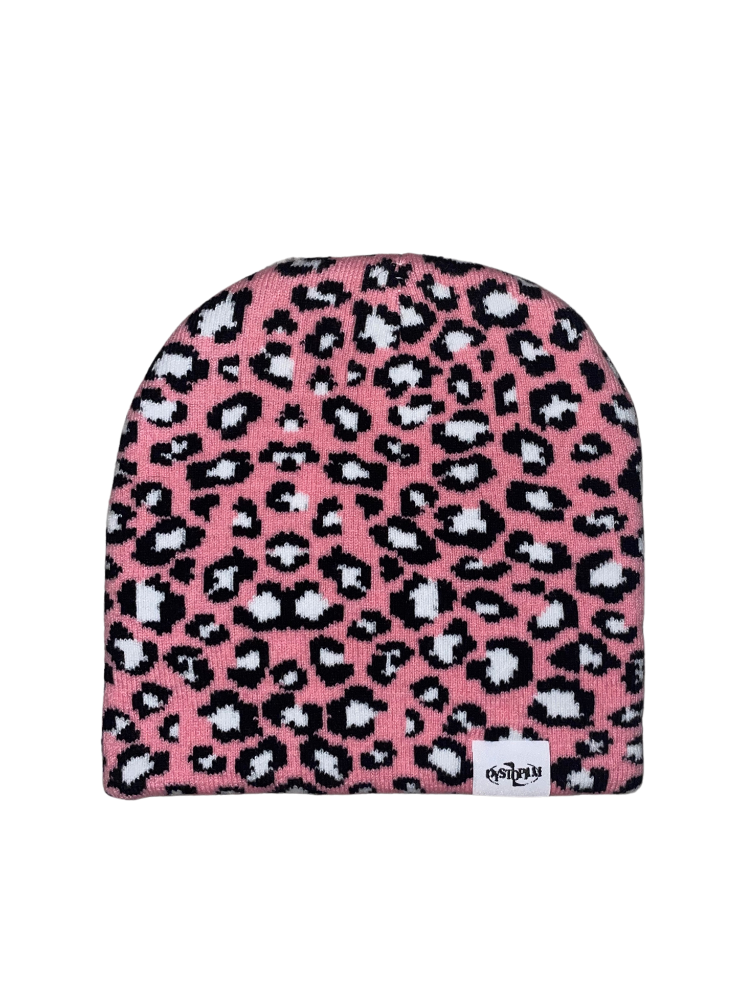 PINK LEOPARD BEANIE