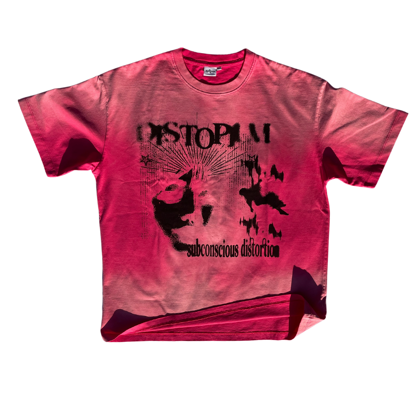 SUCCUBUS WASHED TEE- PINK