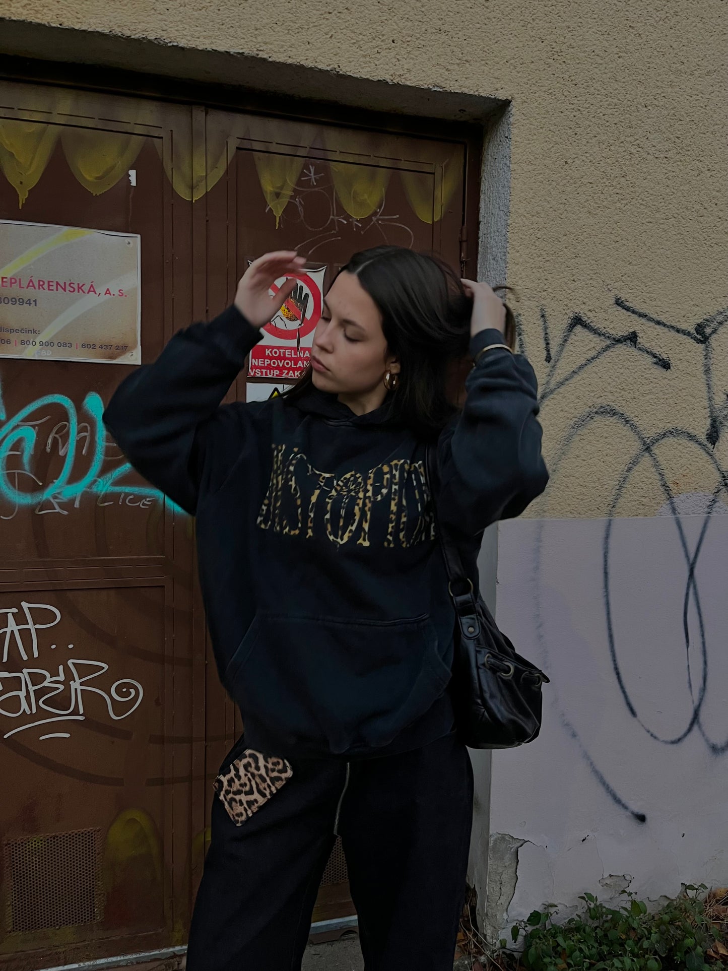 LEOPARD PRINT HOODIE