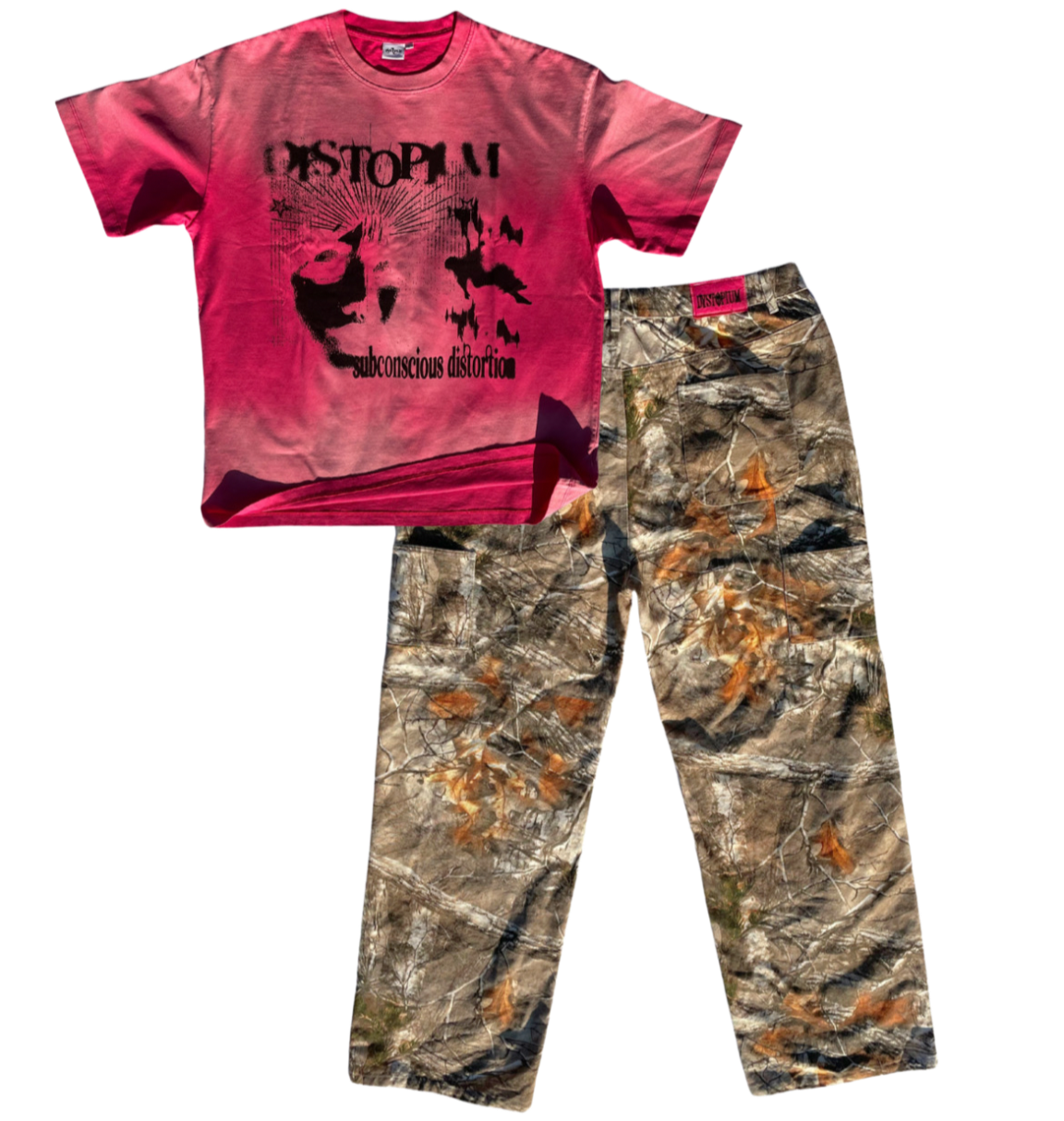 CAMO PANTS + SUCUBBUS TEE