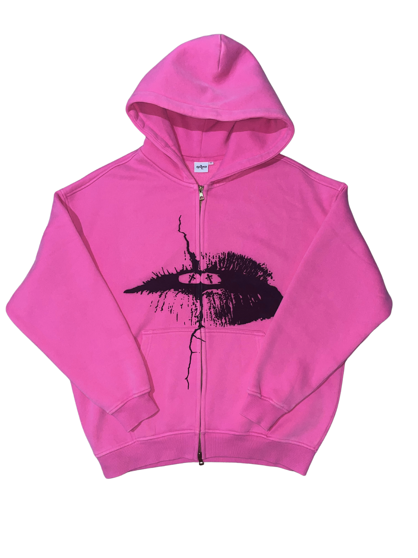 LIP WASHED PINK HOODIE