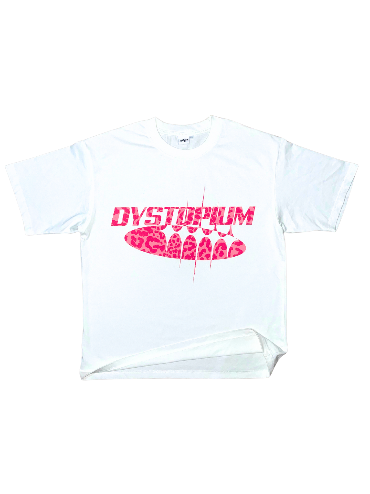 LEOPARD PRINT TEE- PINK