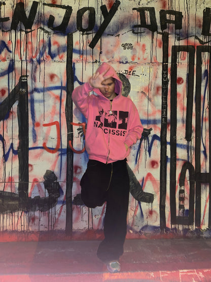 NARCISSIST HOODIE- PINK