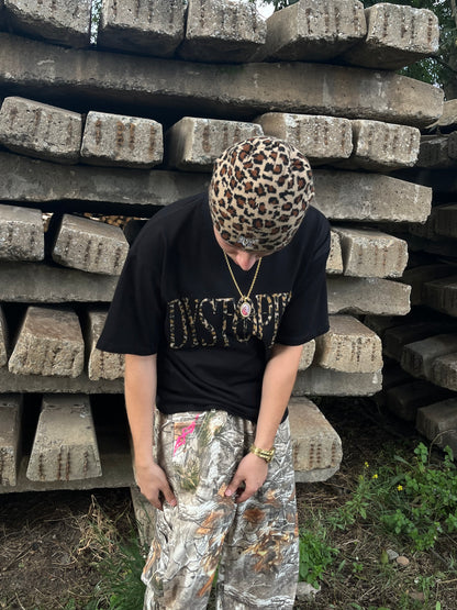 NARCISSIST HOODIE + LEOPARD TEE