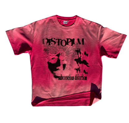 SUCCUBUS WASHED TEE- PINK